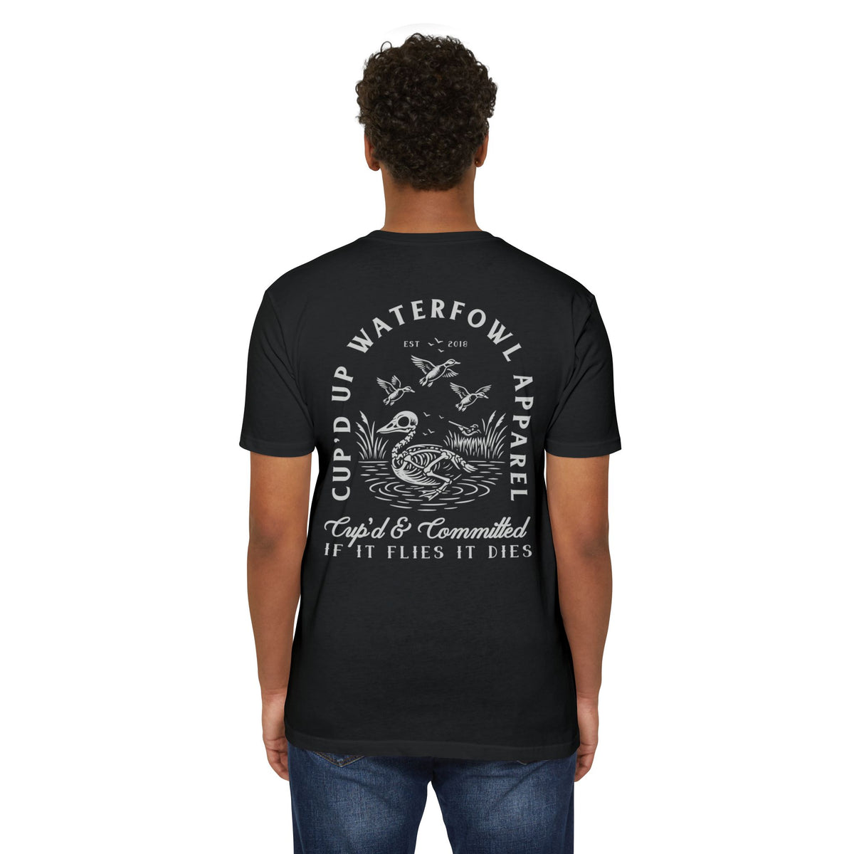 Waterfowl Graphic T-Shirt — “Cupid’d & Committed” Duck Hunting Tee