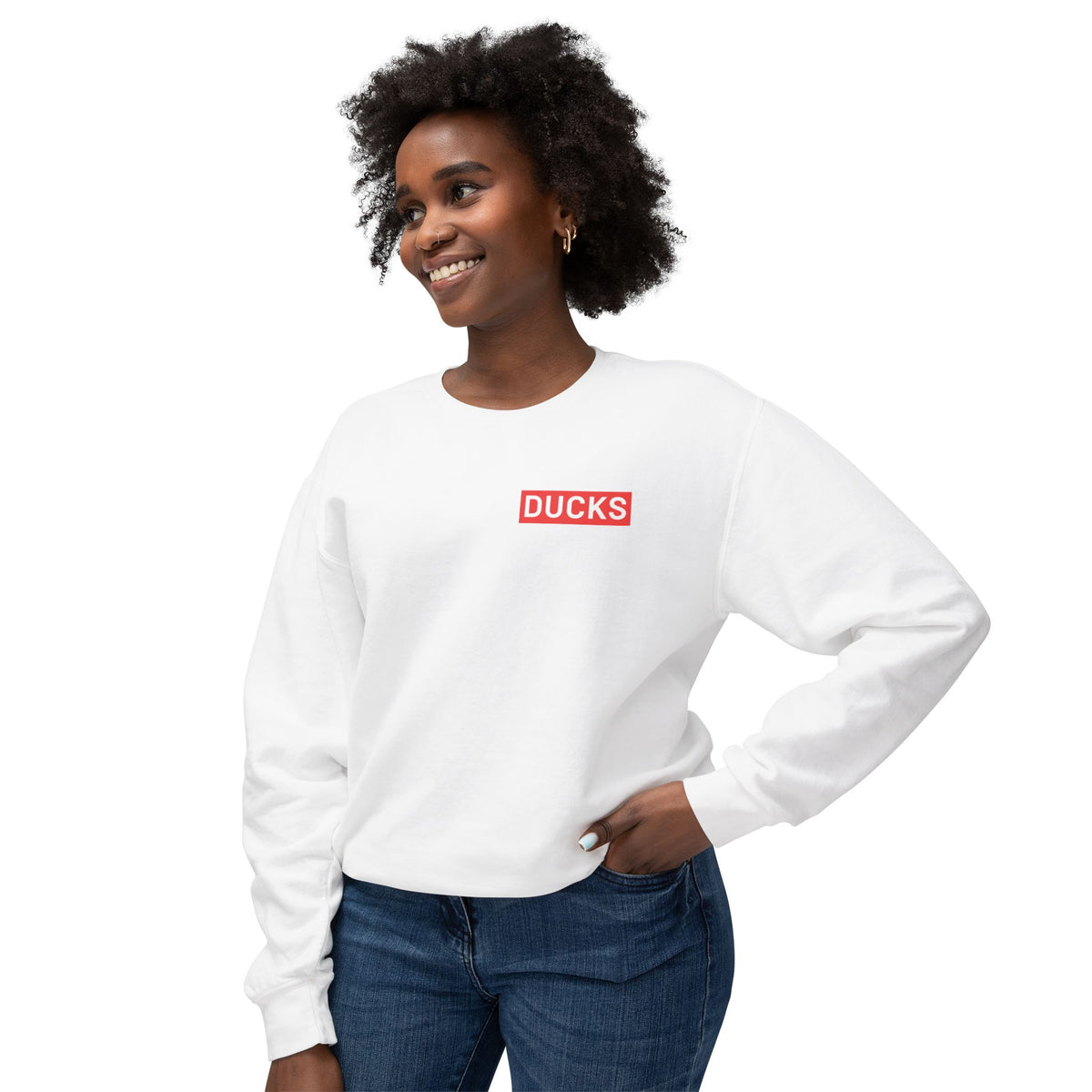 Ducks Logo Crewneck Sweatshirt