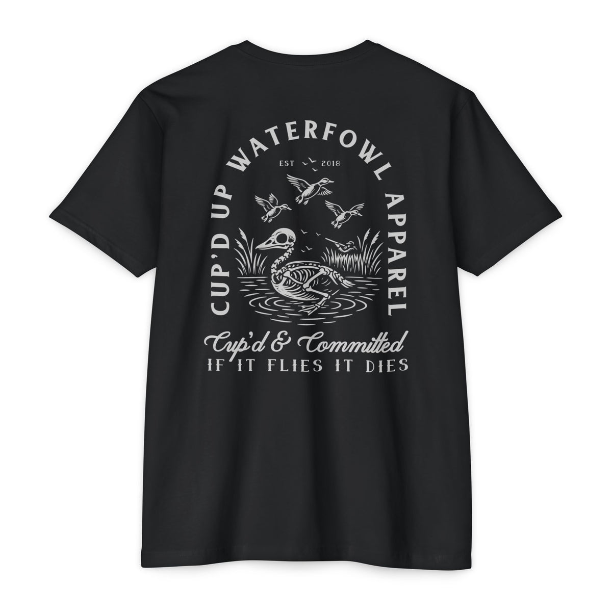 Waterfowl Graphic T-Shirt — “Cupid’d & Committed” Duck Hunting Tee