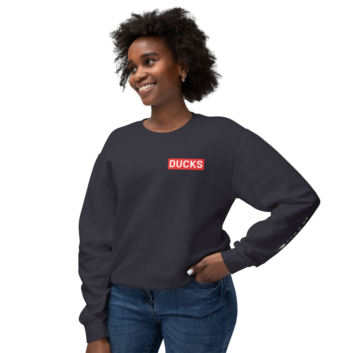 Ducks Logo Crewneck Sweatshirt